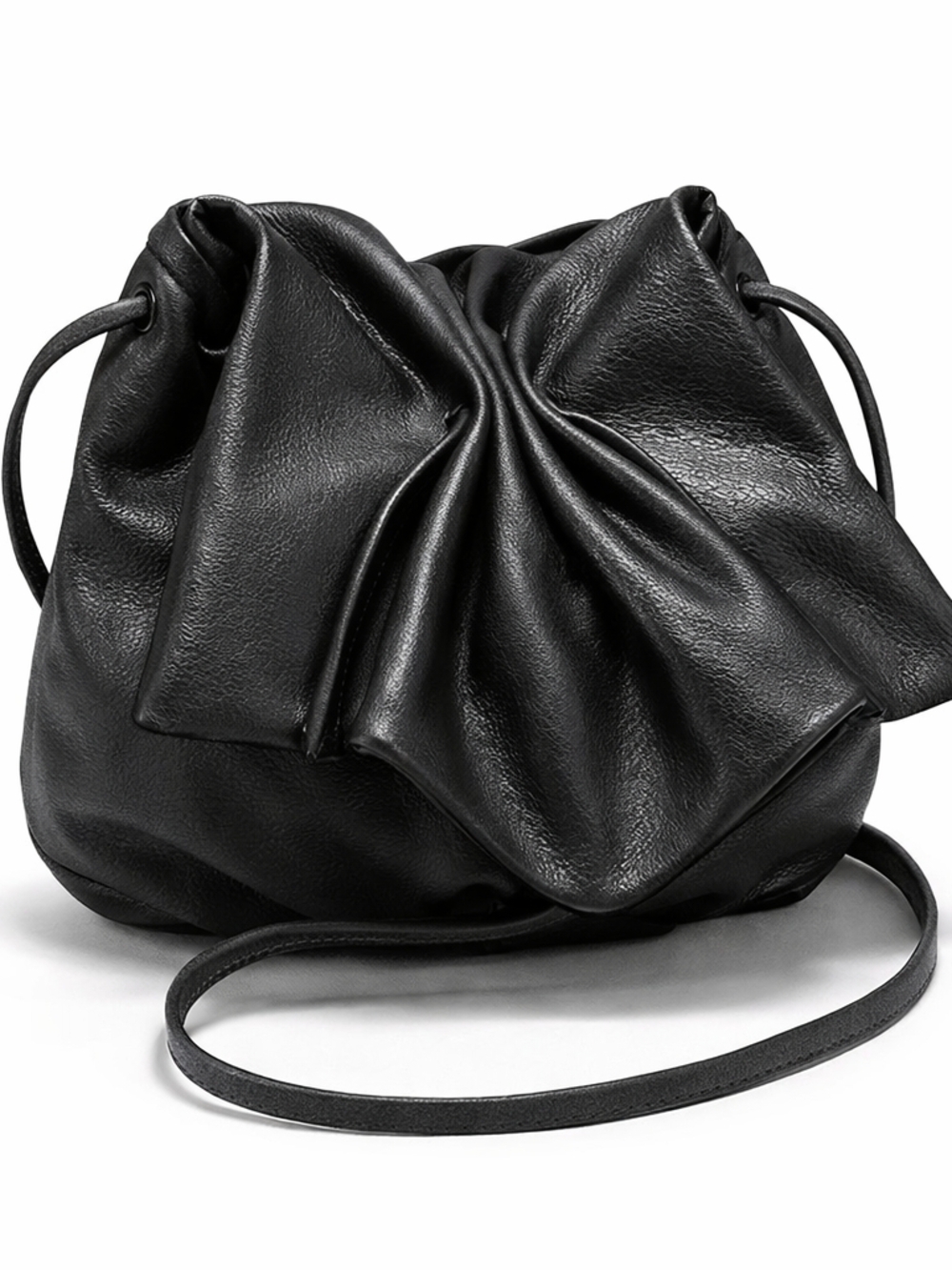 Borelli Bags Genuine Leather Mini Crossbody Pouch Bag Handcrafted USA 8x7